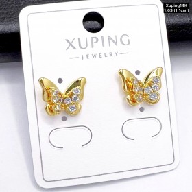 Сережки Xuping14К 10697 ( 1.1 см.)